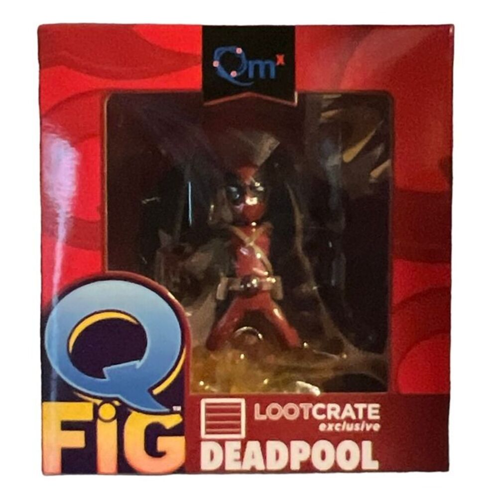 Marvel DEADPOOL Figure, Loot Crate, Q Fig by Qmx